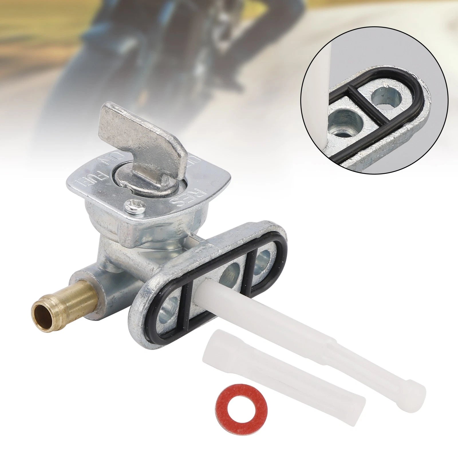 Gas Tank Fuel Cock Valve Petcock for Yamaha YZF R1 XJ900 YZ80 (1998–2003) 4KM-24500-00