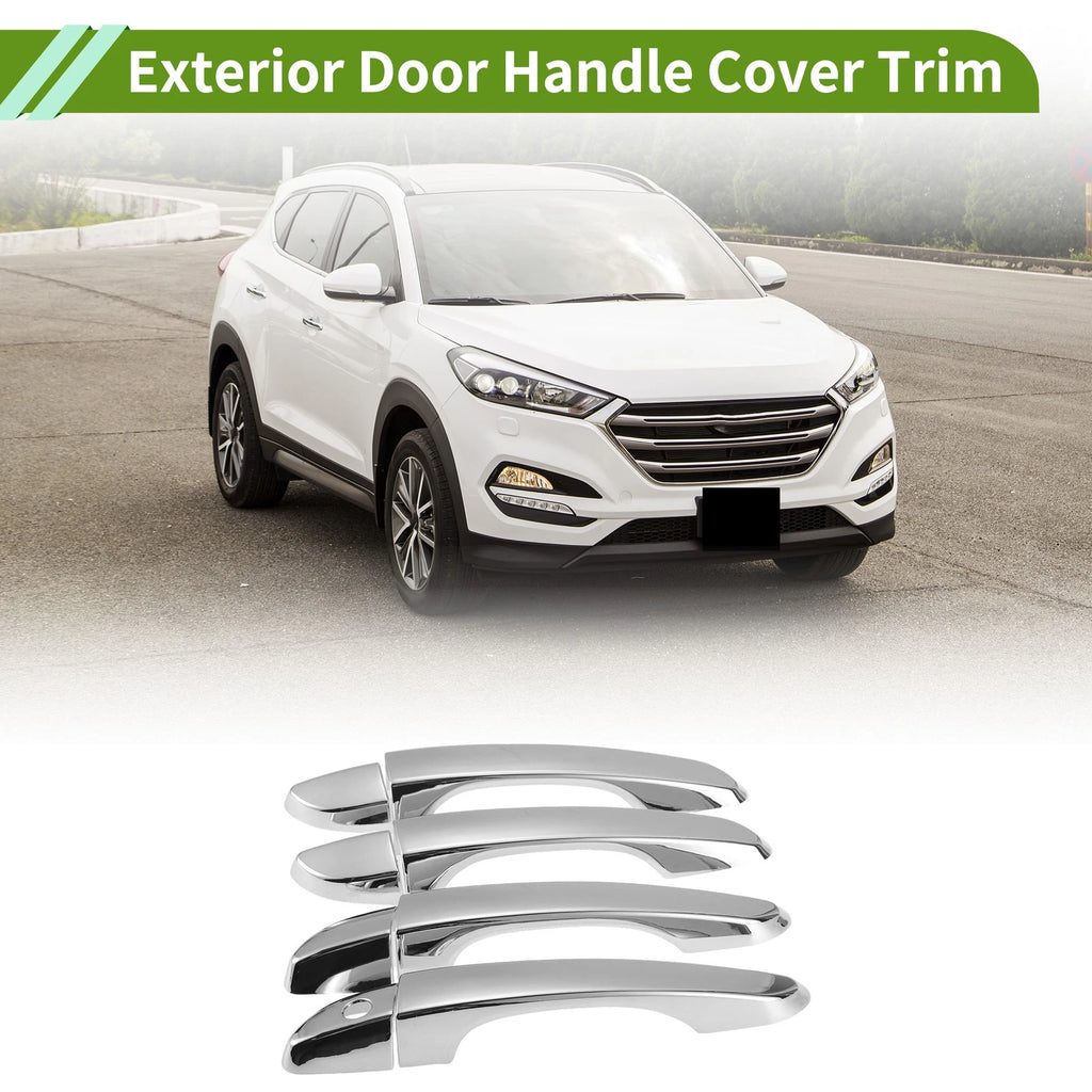 Door Handle Cover Front Rear Replacement for Hyundai Tucson 2016-2020