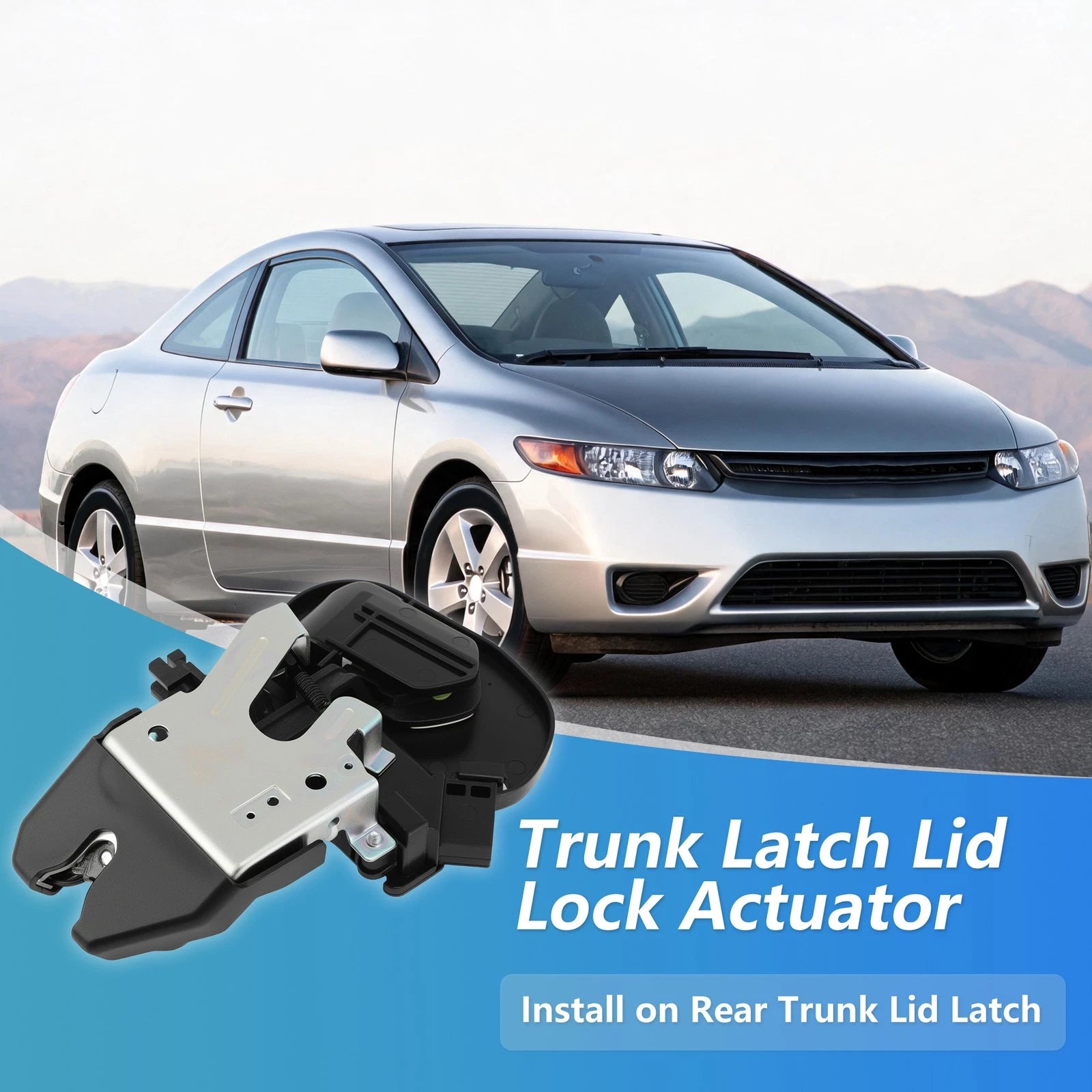 Tailgate Latch Lock Actuator for Honda Civic 2-Door Coupe (2006–2011)