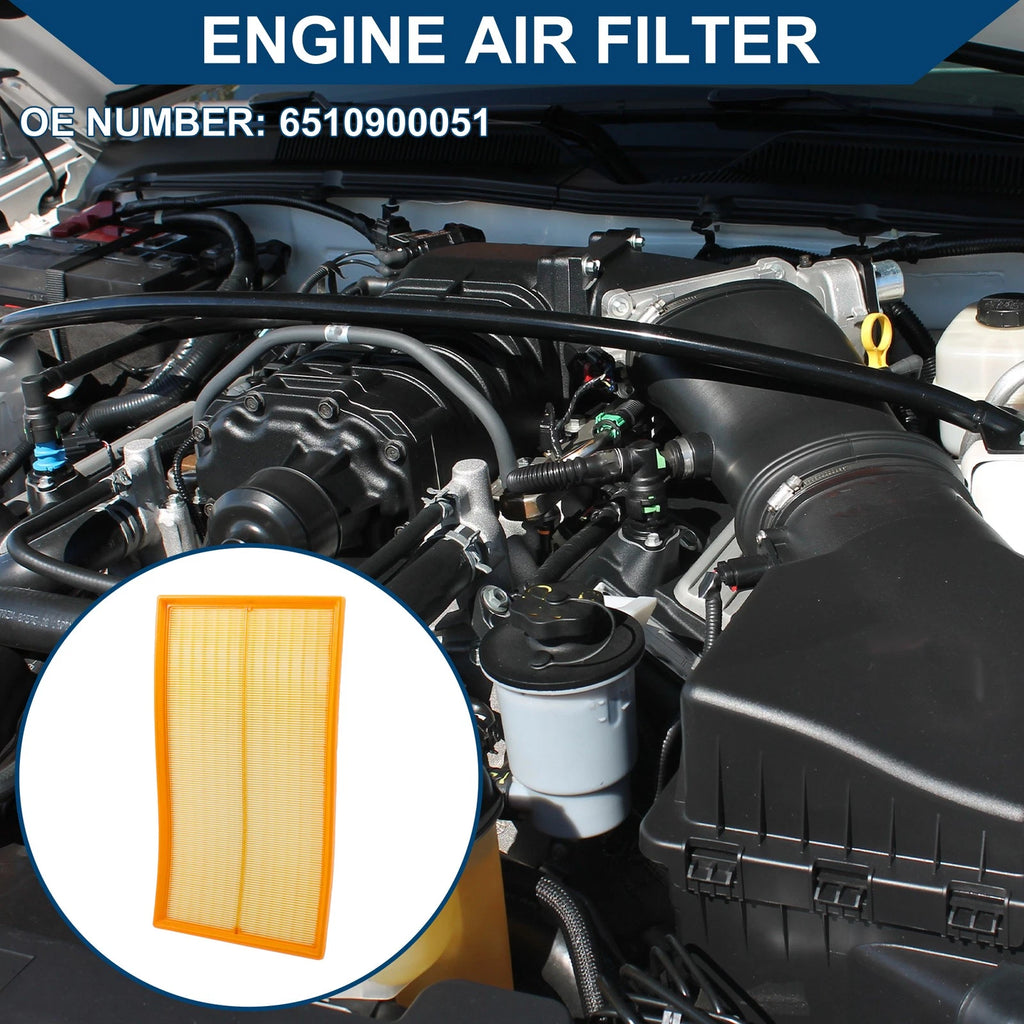 Engine Air Filter Replacement for Mercedes-Benz Metris Base 2.0L (2016–2023)