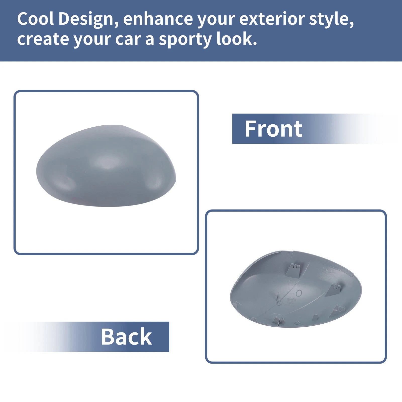Right Passenger Side Mirror Cover Cap for Citroen C1 (2005–2014)