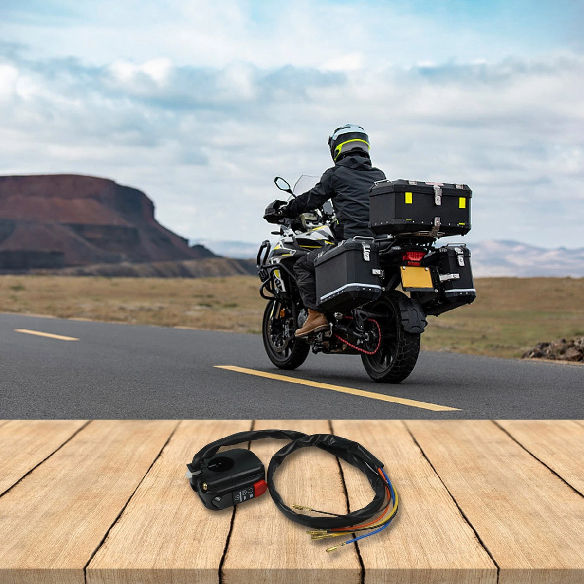 Functional Motorcycle Switch for Right Handlebar (2010–2023)