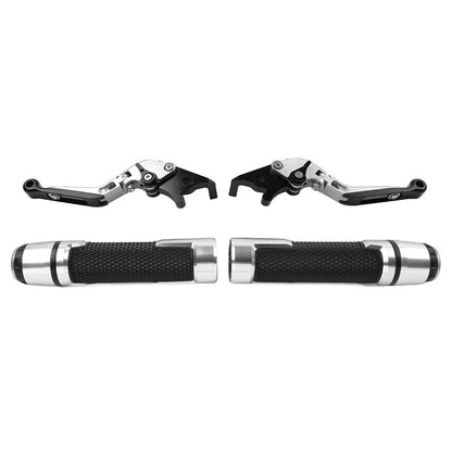 Set of 2 Silver Extendable Brake Clutch Levers for BMW S1000R S1000RR