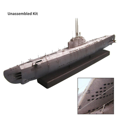 U-2536 U-boot Type XXI Submarine Paper Model Kit (1:200 Scale)