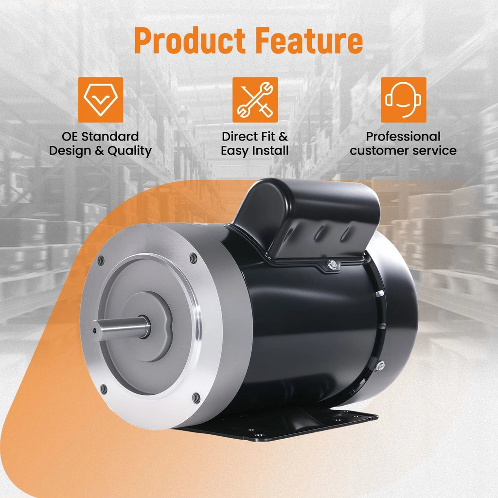 1HP Electric Motor for Agricultural Machinery (Single Phase)