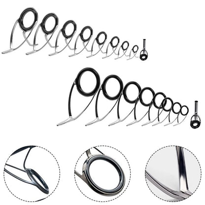 Fishing Rod Top Ring Eye Guide Replacement Kit