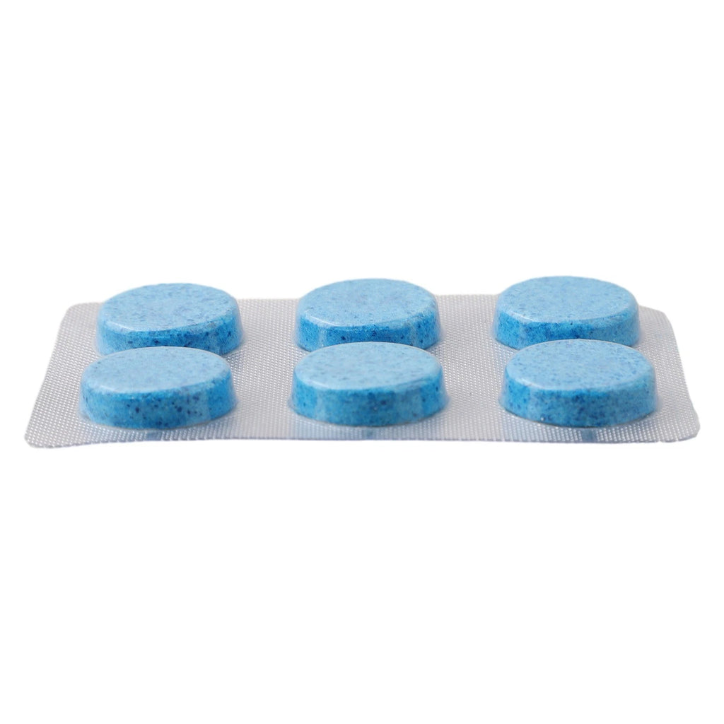 6x Windshield Glass Cleaner Tablets for All Vehicles (Effervescent)