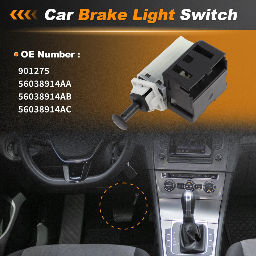 Brake Light Switch Replacement for Dodge Ram 1500 2500 3500 (2010–2018)