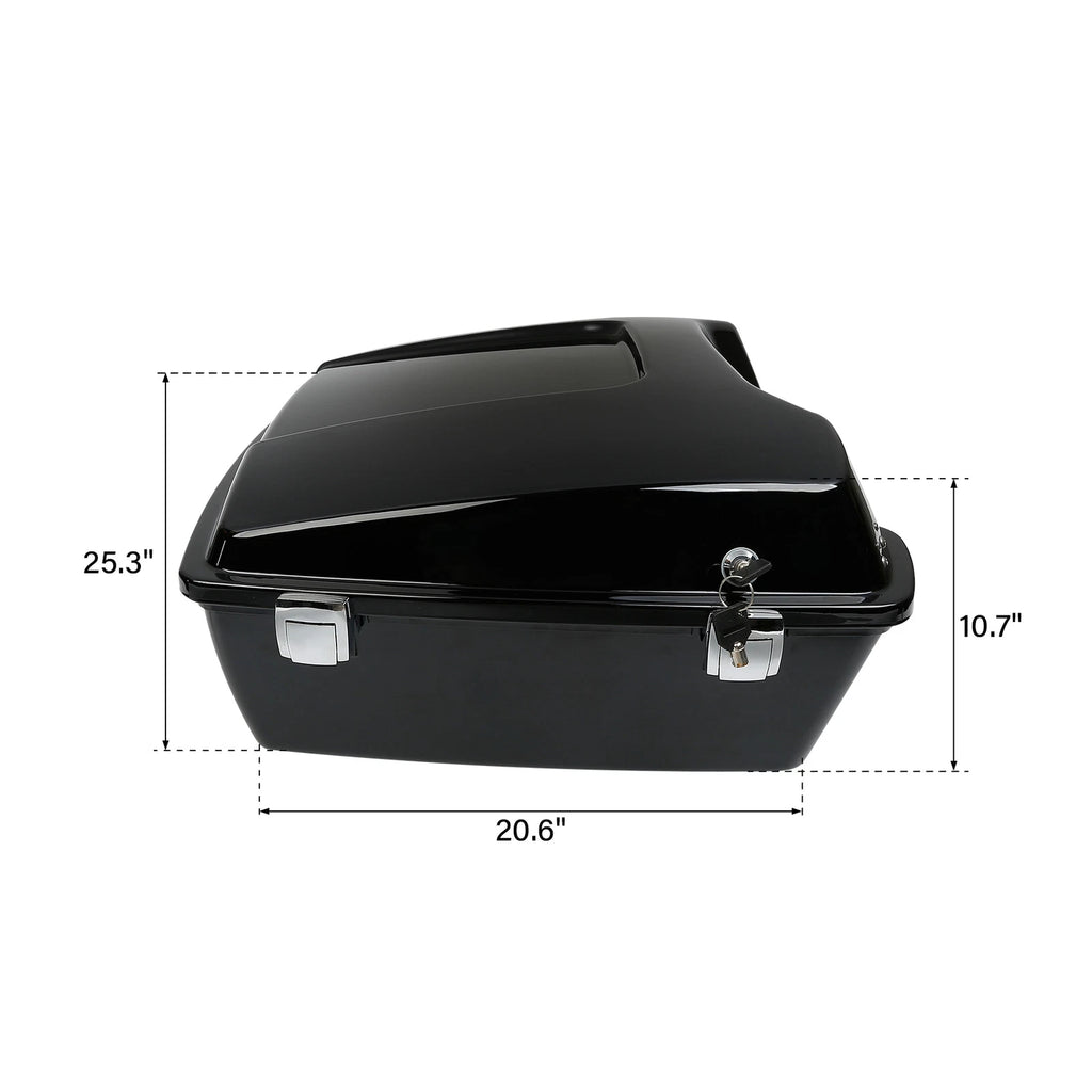Chopped Trunk with Latch Key for Harley Davidson Touring Glide (1997–2013)