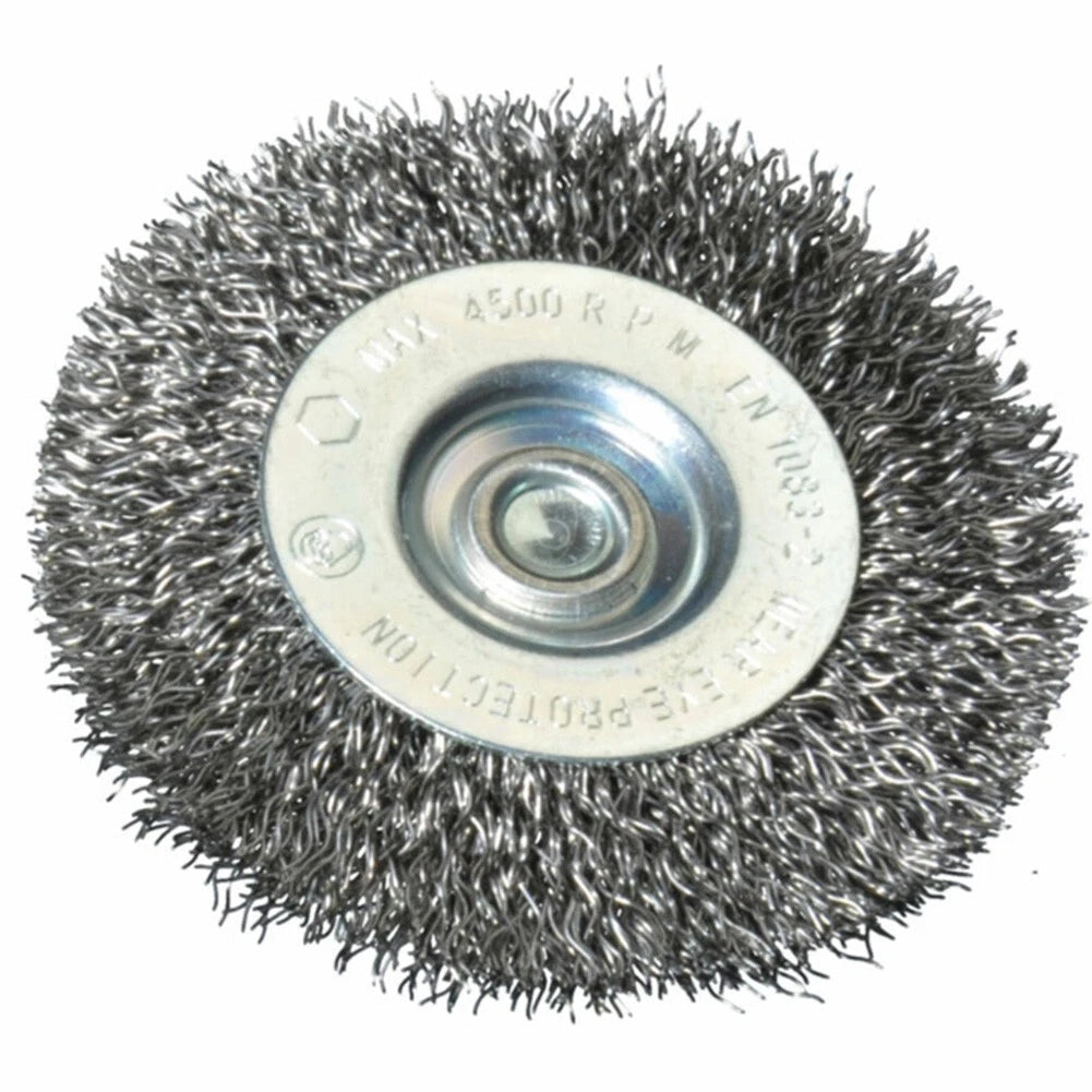 Set of 4 Stainless Steel Wire Brushes for Drilling Machines