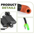 Ignition Coil with Cap for Yamaha Outboard F6 F8 F9.9 T8 T9.9 C25 (4-Stroke) T0241G