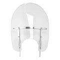 Clear Windshield for Harley Road King (1994–2025) Black/Chrome