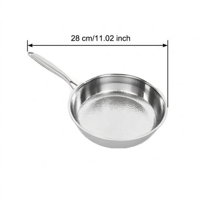 28cm Hammered Finish Frying Pan for Multi Cooktop Use