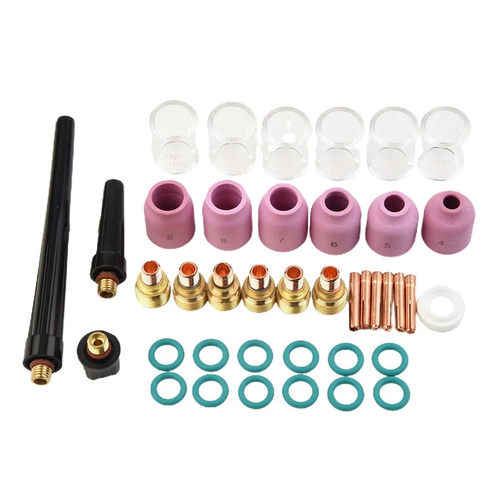 40 Piece TIG Welding Torch Cup and Gas Lens Set for WP92025 Models