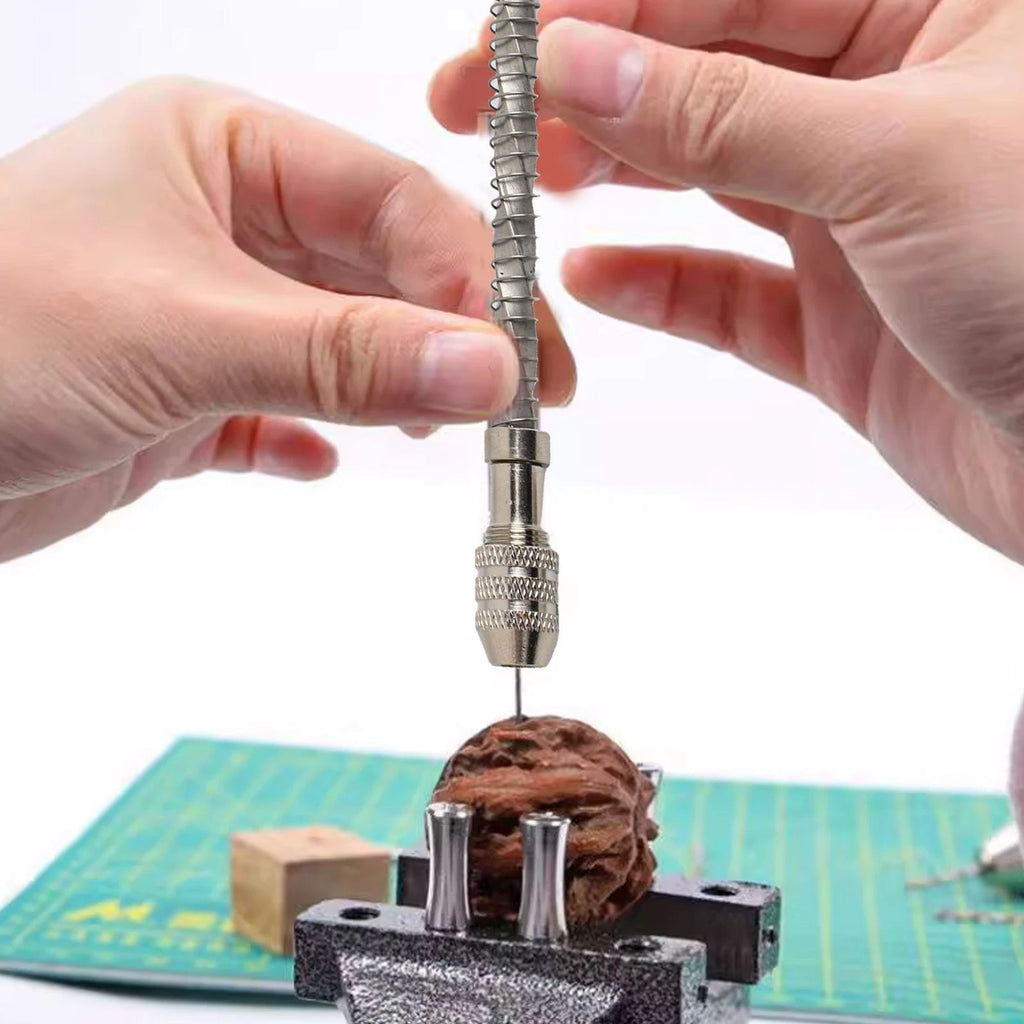 Bit Hand Drill Multi-Tool for Woodworking (Manual, Semi-Automatic)