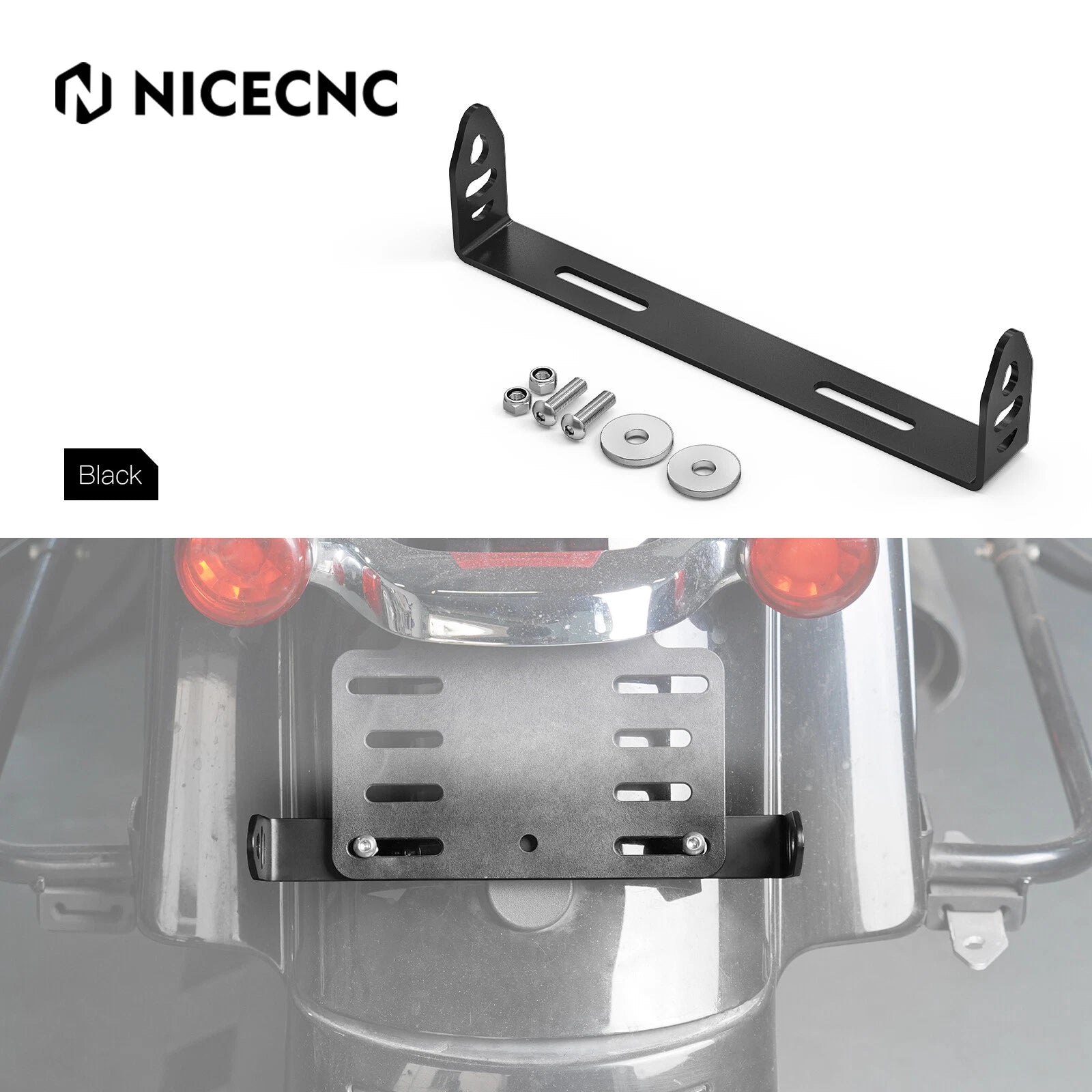 Turn Signal Lights Relocation Bracket Kit for Universal Moto