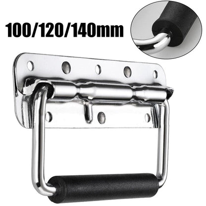 Steel Handle with Rubber Grip for Speaker Box (100mm, 120mm, 140mm)