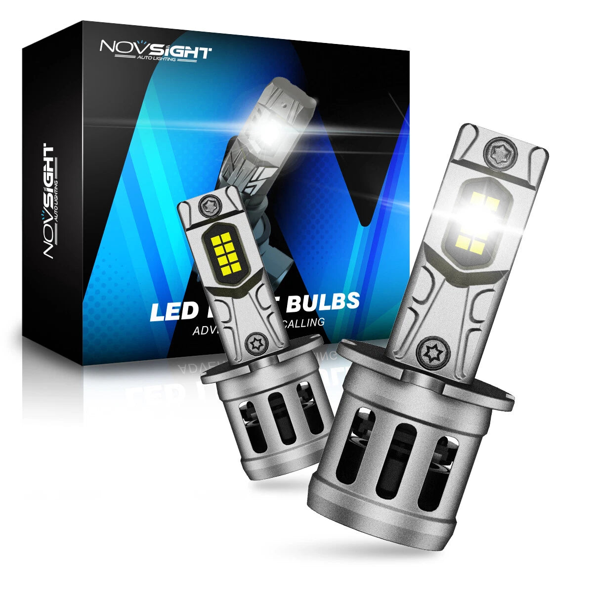 H3 LED Headlight Bulbs Conversion Kit for 6500K 20000LM