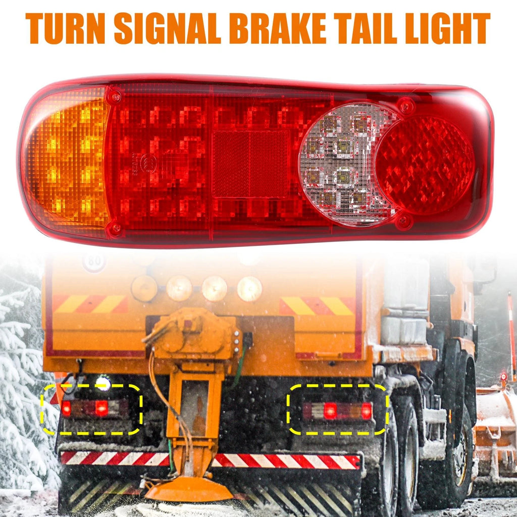 46 LED Turn Signal Brake Tail Light 12V-36V for Universal Car (2010–2025)