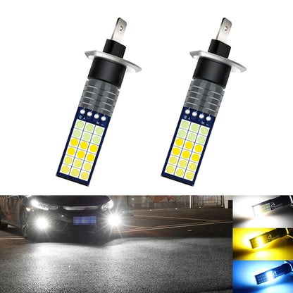 LED Fog Lamp for Car H1 High Brightness Three Color Mode (2010–2023)