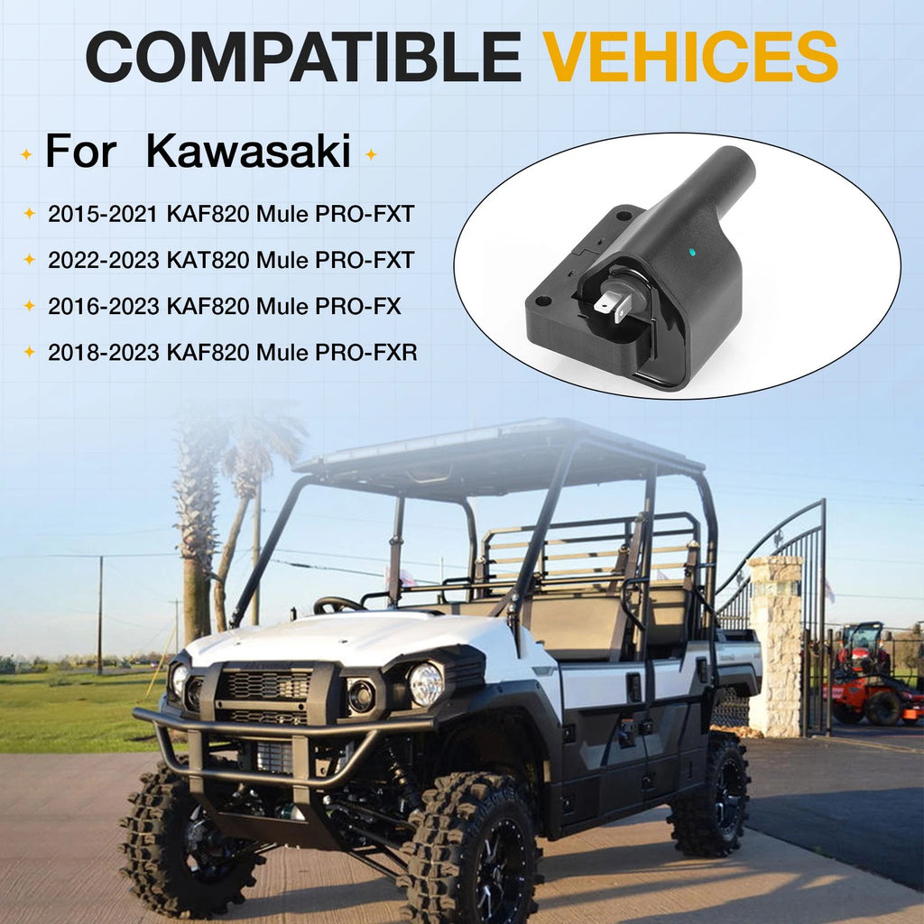 Ignition Coil for Kawasaki Mule Pro FX FXT FXR KAF820 (2015–2023) 21121-0724