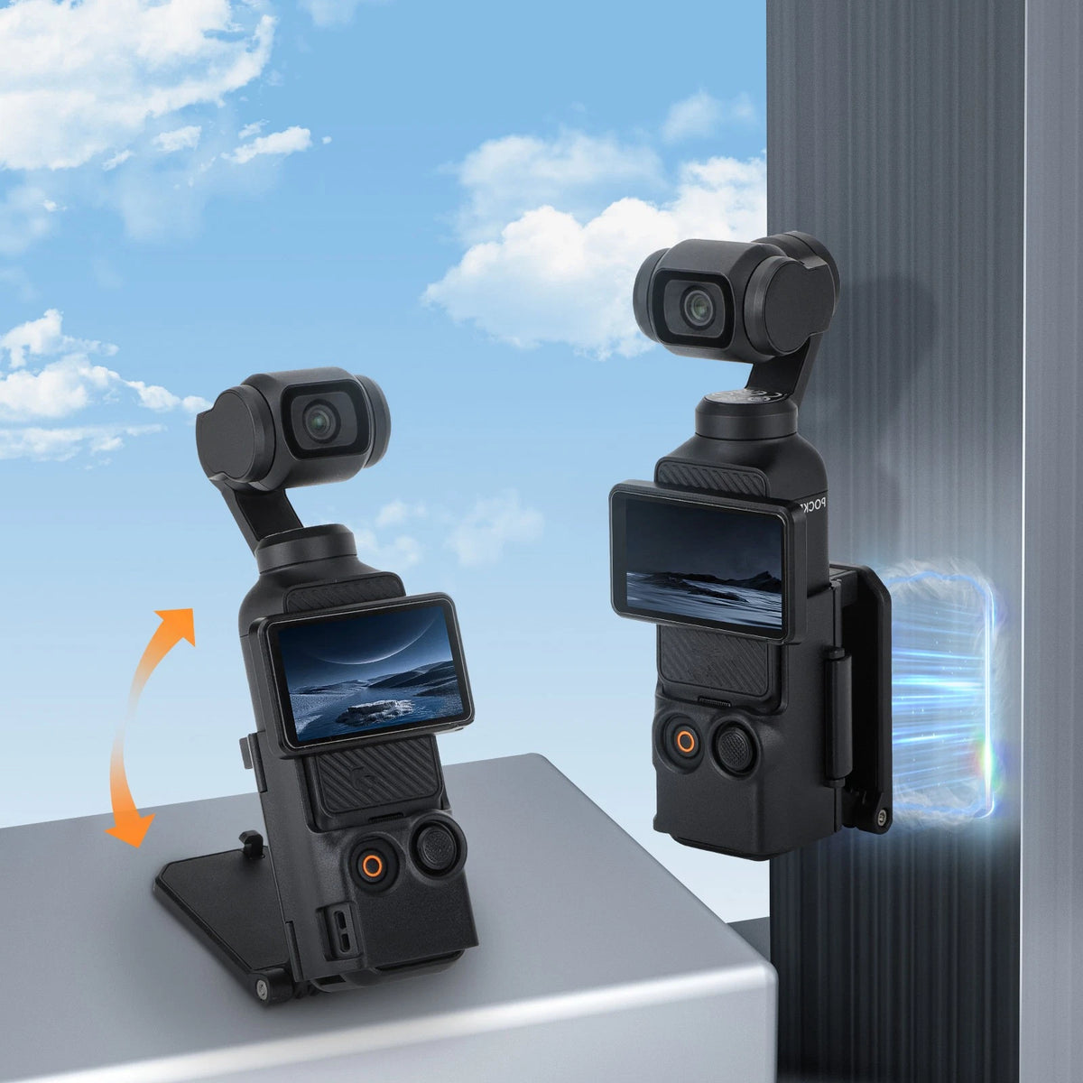Magnetic Holder Fixed Bracket Base Adjustable Adapter for DJI OSMO Pocket 3