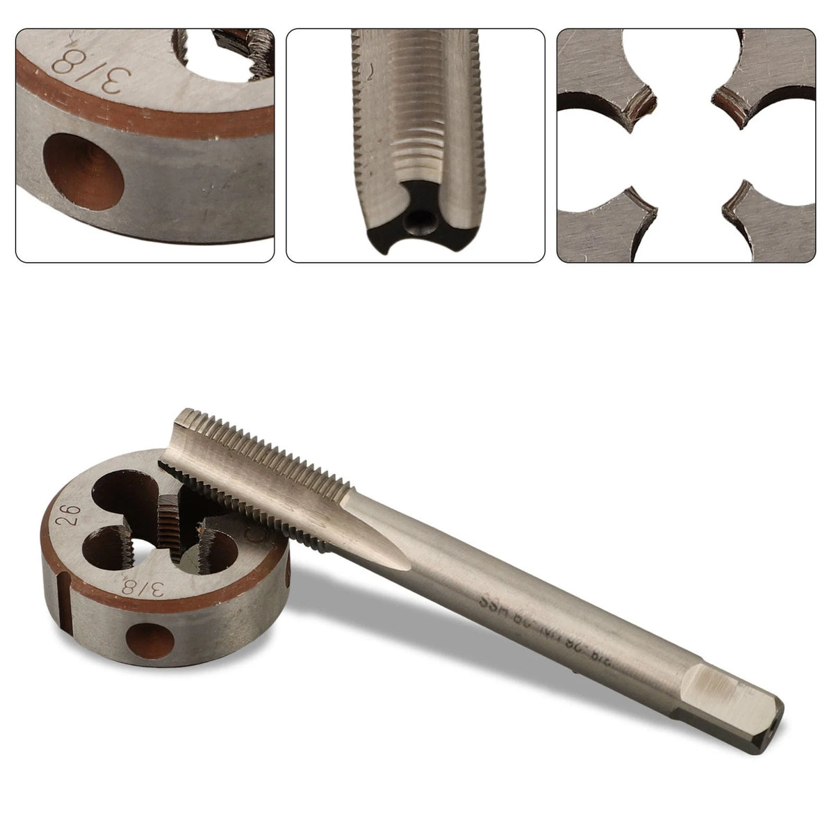 3/8-26 Die for Ferrous Materials Hand Taps