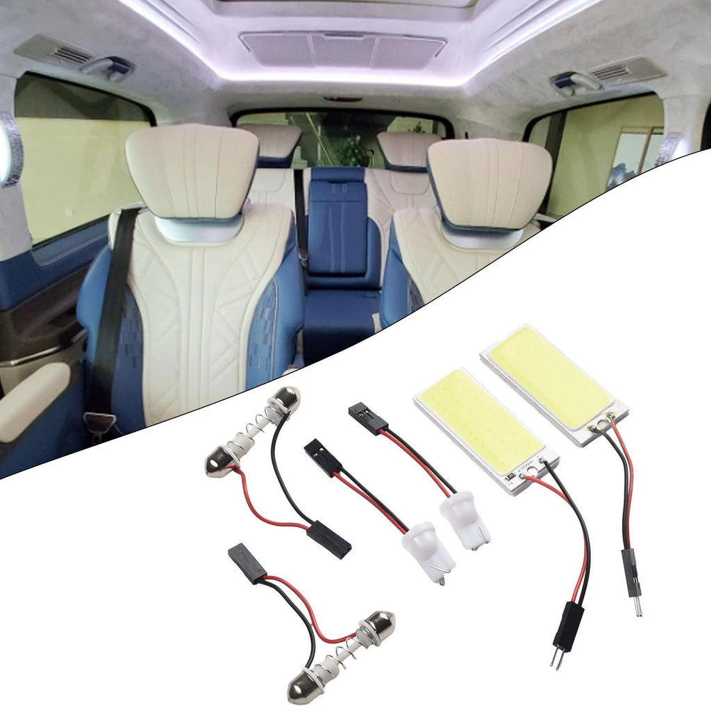 2X 36-COB LED Dome Map Light Bulbs for Interior Panel Lamp (DC12V)