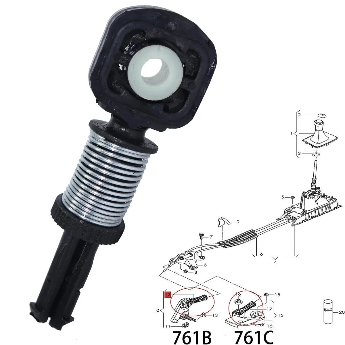 Shift Cable Kit for