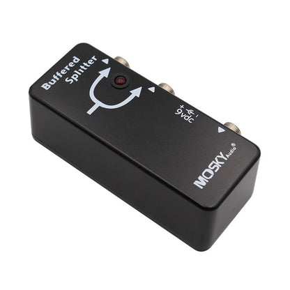 Buffered splitter for guitar pedals to maintain original signal quality
