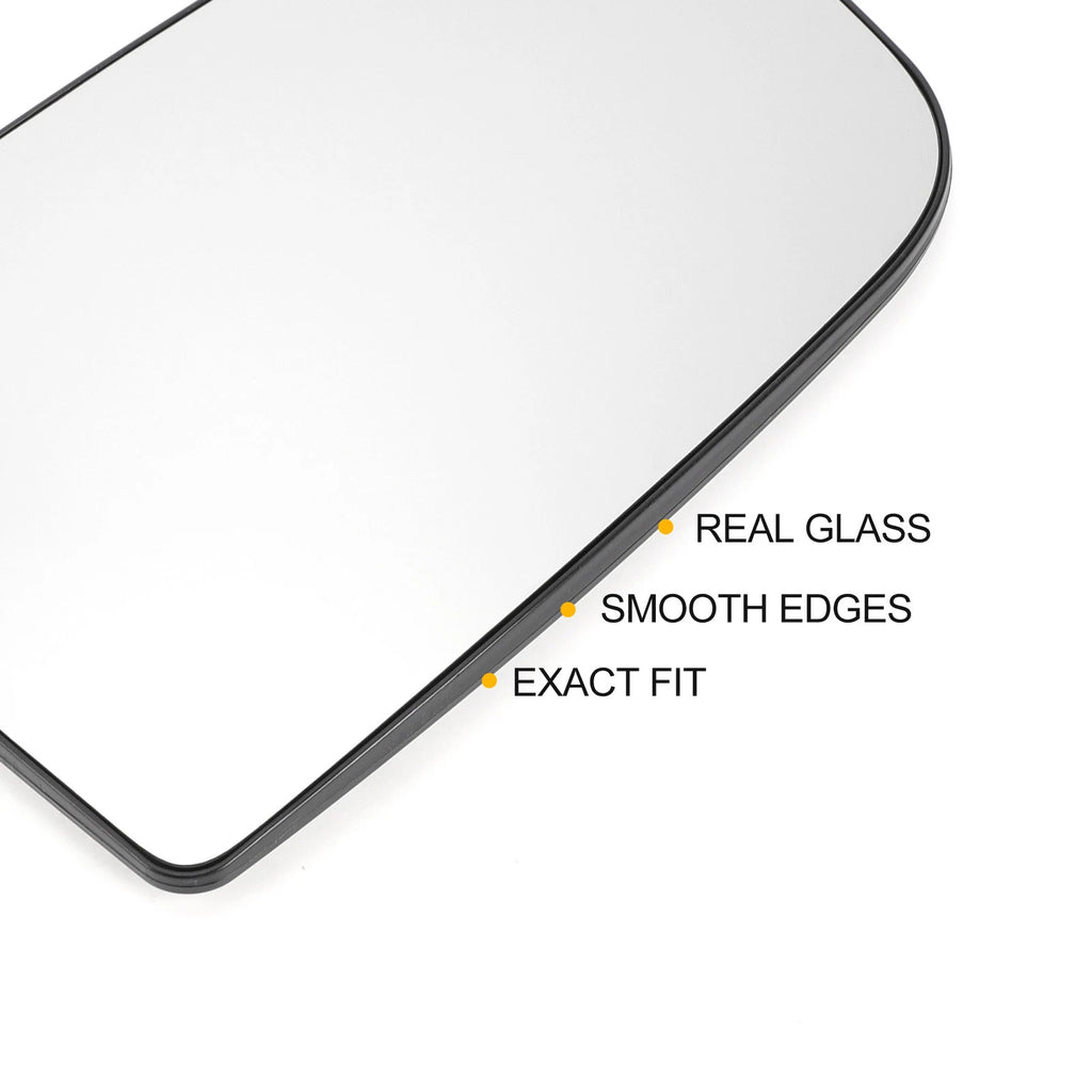 Right Upper Heated White Mirror Glass for Mercedes Sprinter (2006–2011)