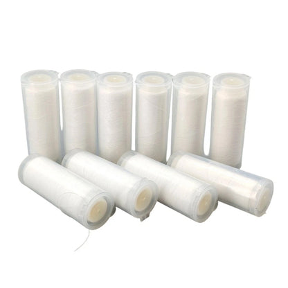 Set of 10 Elastic Fishing Lines 0.25mm Diameter 100m Length
