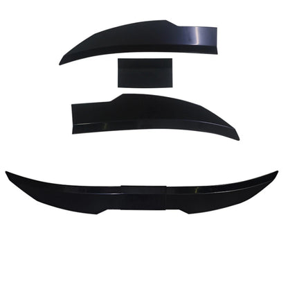 Adjustable Rear Trunk Spoiler Lip for Sedan (Glossy Black)