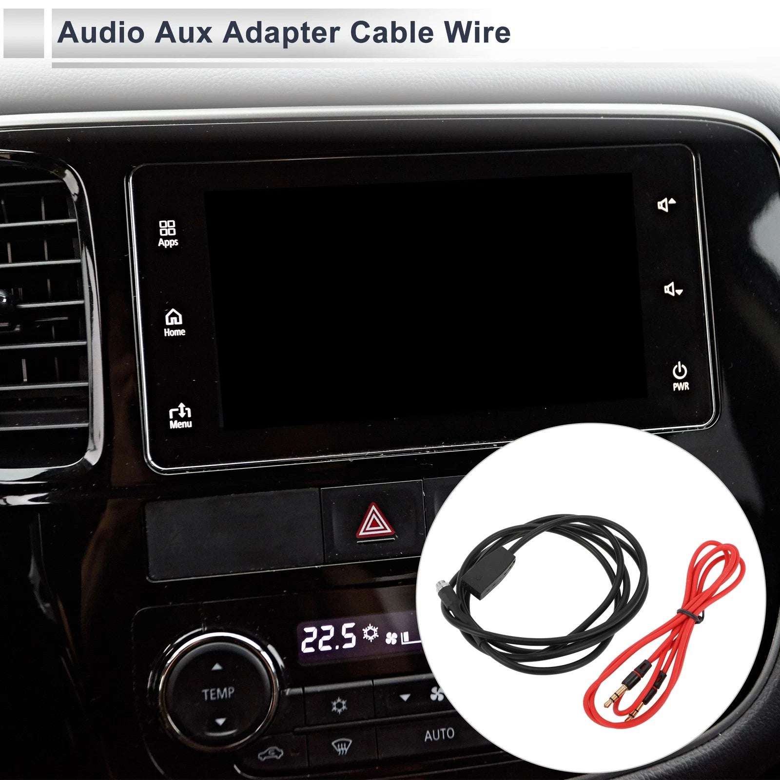 Audio Aux Adapter Cable for BMW E39 E53 Stereo 3.5mm Male (1995–2006)
