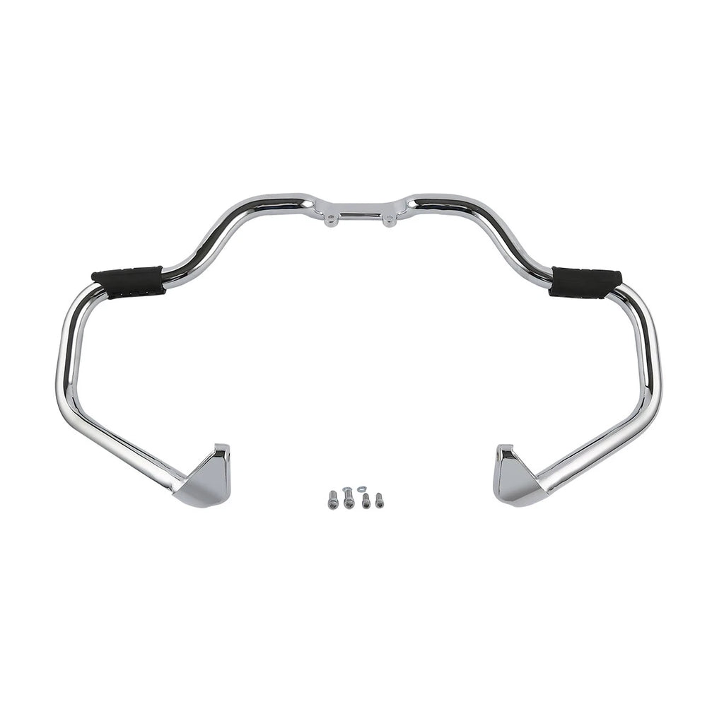 Chrome Mustache Engine Guard Crash Bar for Indian Chieftain (2016–2025)