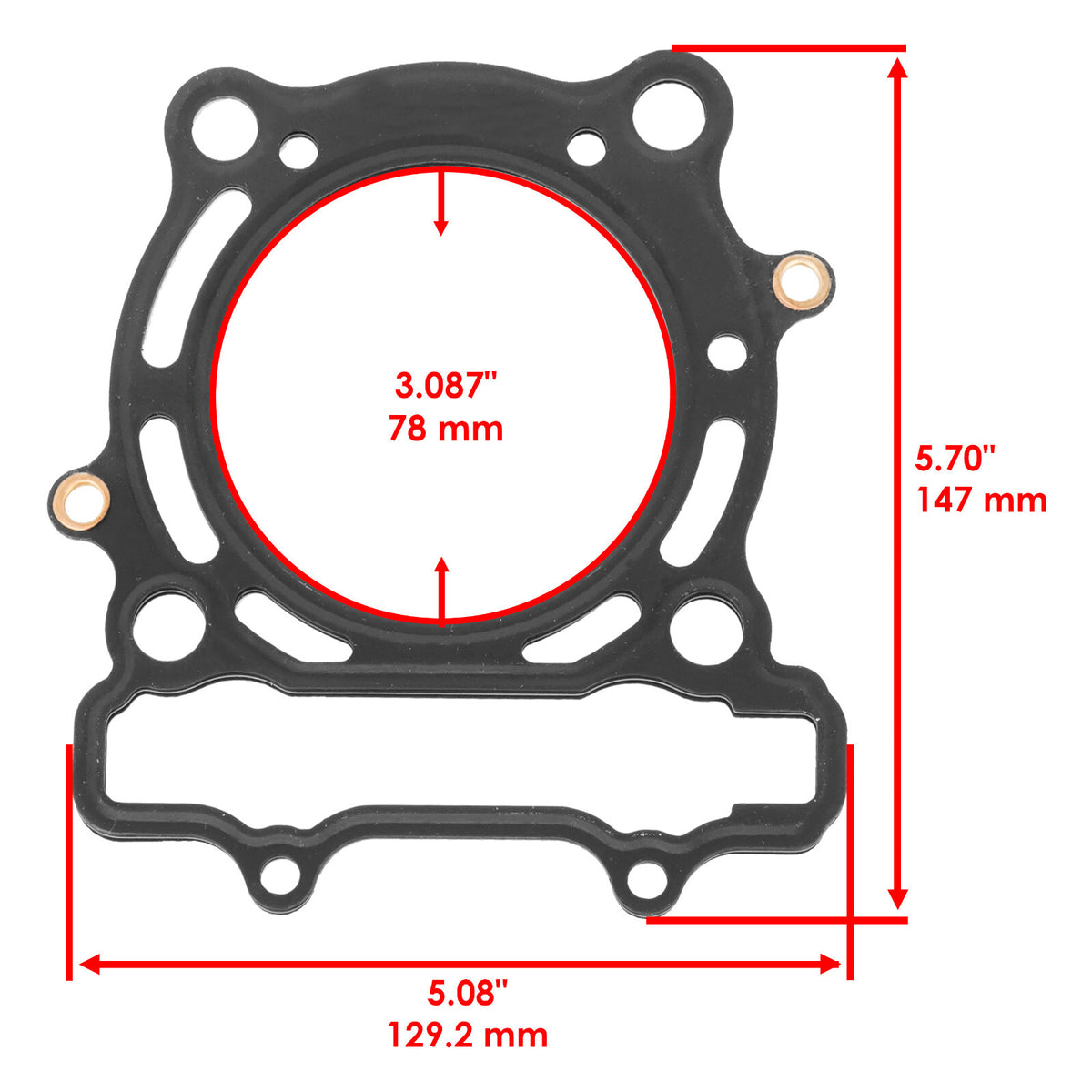 Cylinder Head Gasket Replacement for Kawasaki (1981–1999)
