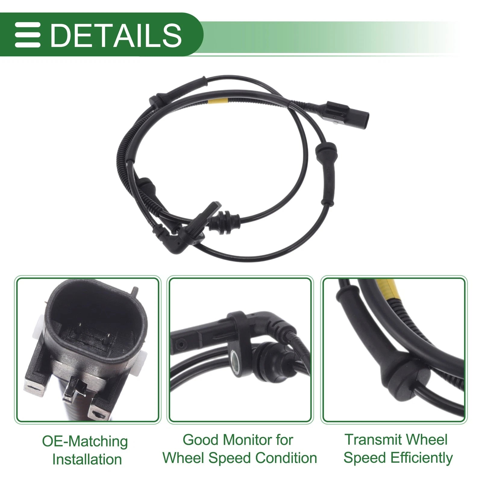 ABS Wheel Speed Sensor No. 68351460AA for Jeep Compass (2017–2022)