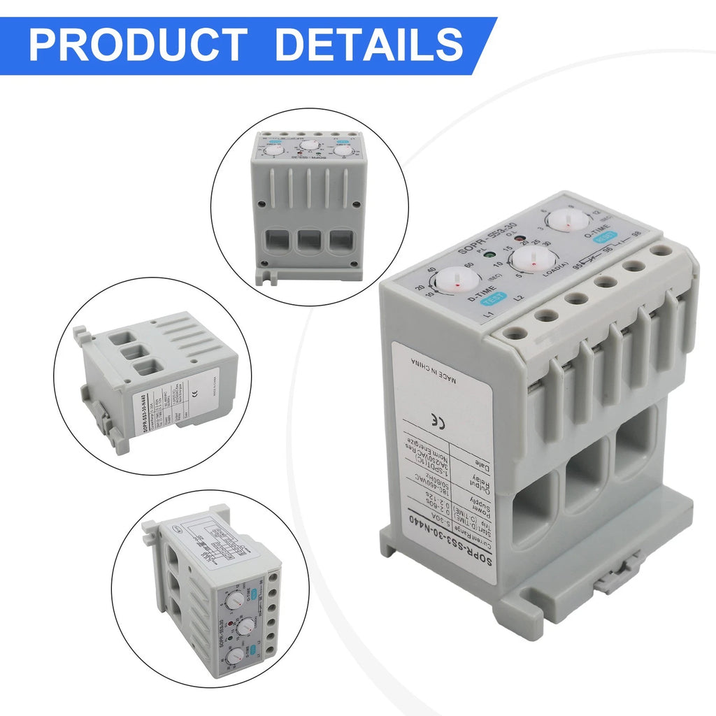 Electronic Overload Relay for Motor Protection (SOPRSS3220)
