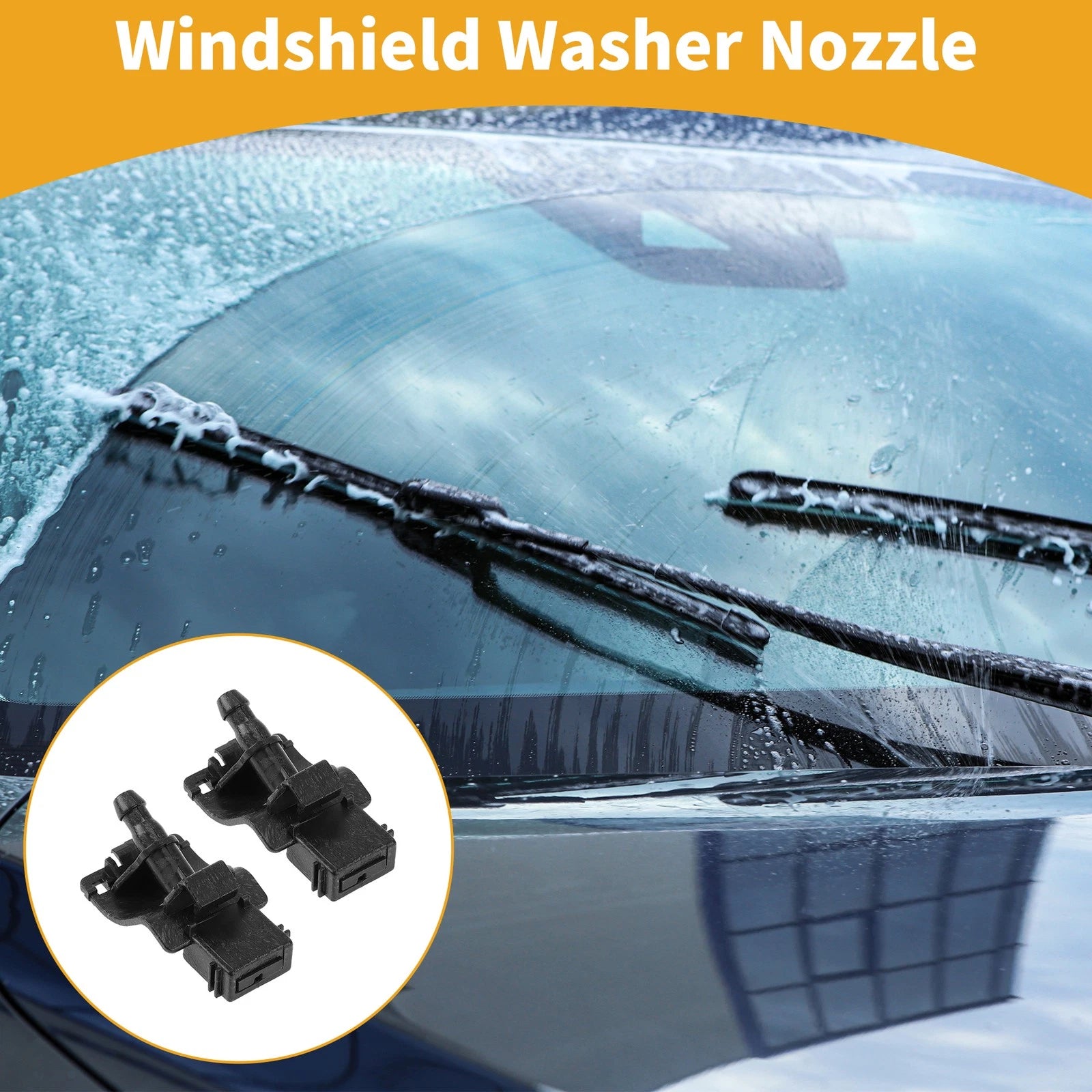 Windshield Washer Nozzle Front Pair for Lexus RX (2010–2015)