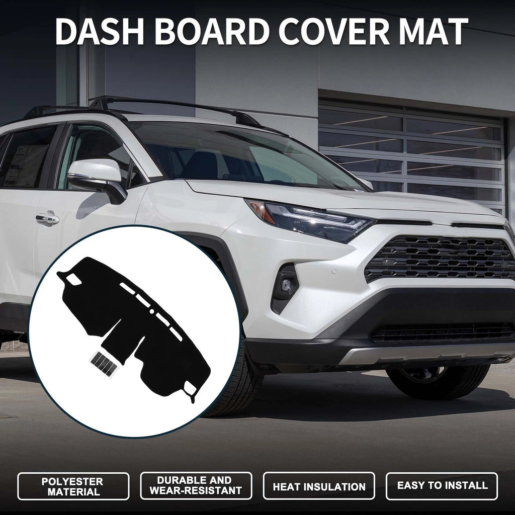Dashboard Dash Cover Mat for Toyota RAV4 2019–2024 with Sticker