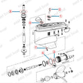 Gear Housing Seal Kit for Volvo Penta SX (Up to 2006) 3855275 18-2598