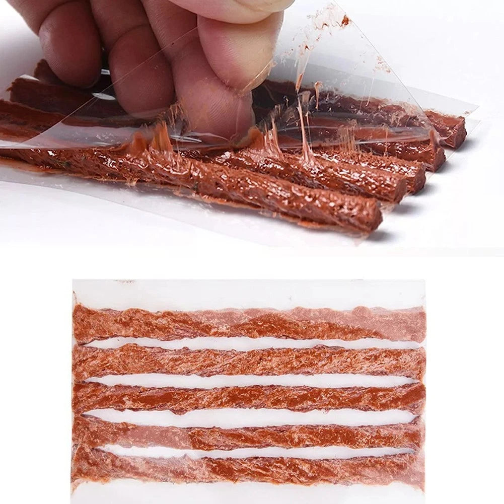 Tire Repair Kit Tubeless Rubber Strips for Quick Fixes