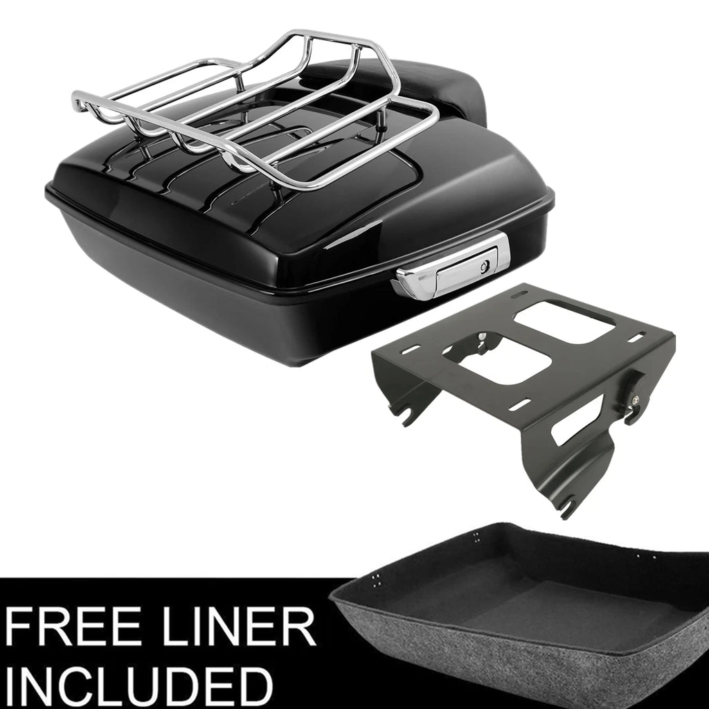 Chopped Trunk Backrest Rack for Harley Touring (2014–2026)