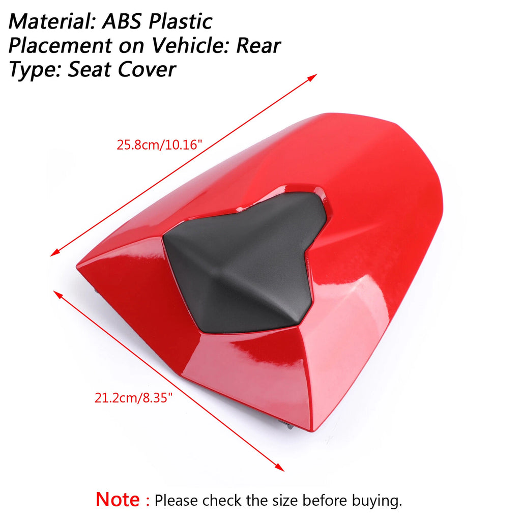 ABS Rear Passenger Seat Cover Cowl for Daytona 675, 675R (2013–2018)