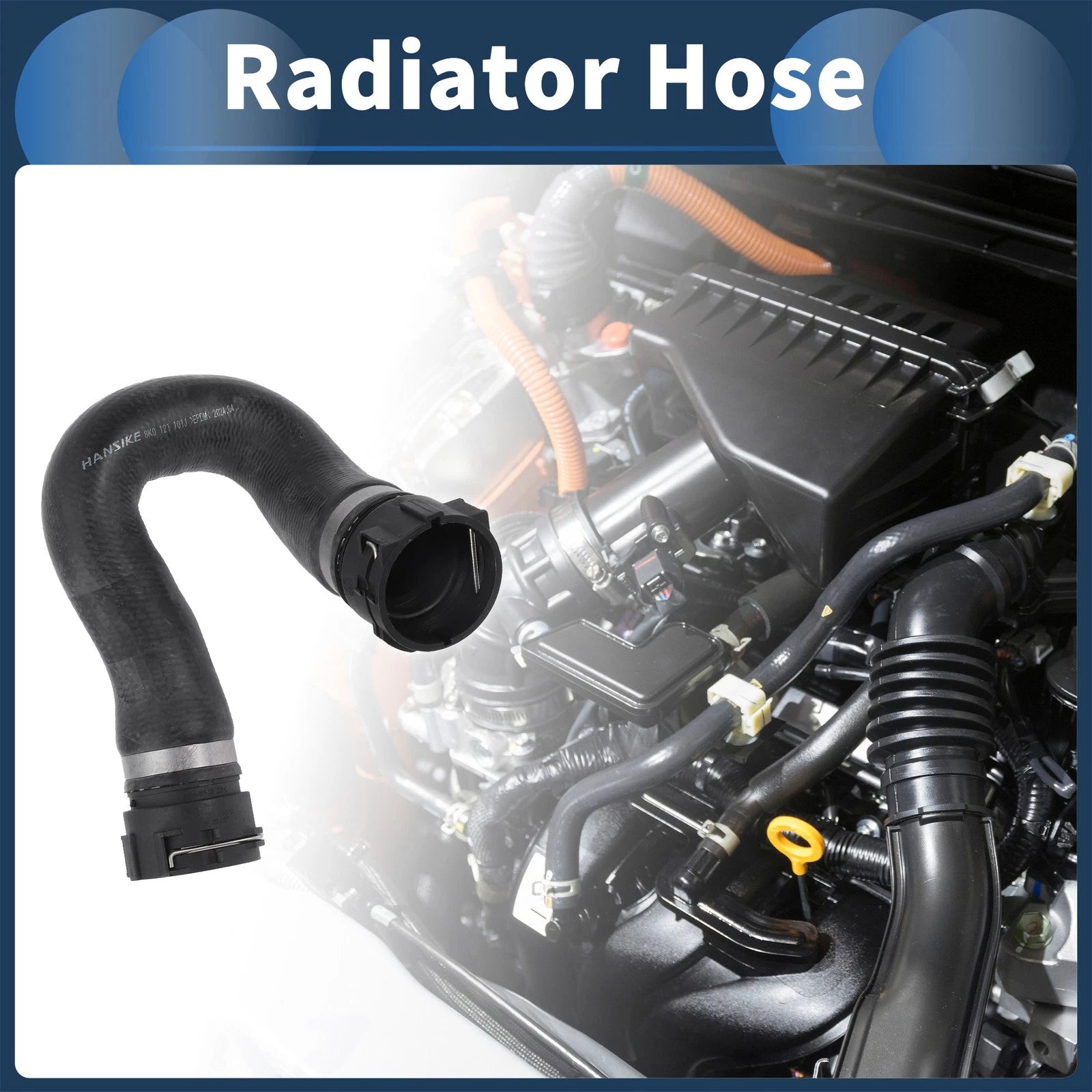 Radiator Hose Replacement for Audi A4 Quattro Base Sedan 3.2L (2009–2011)
