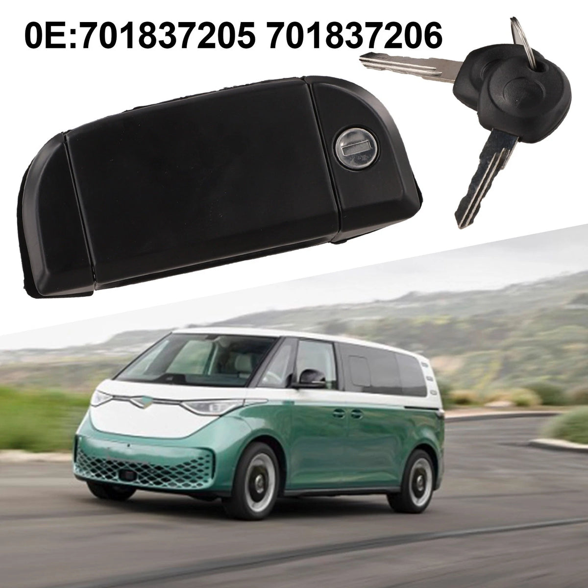 For Transporter Bus Exterior Door Handle Daily Use Replacement Easy Installation