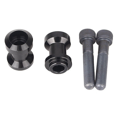 1 Pair 10mm Black Motorcycle Swingarm Spools Sliders for Kawasaki Yamaha