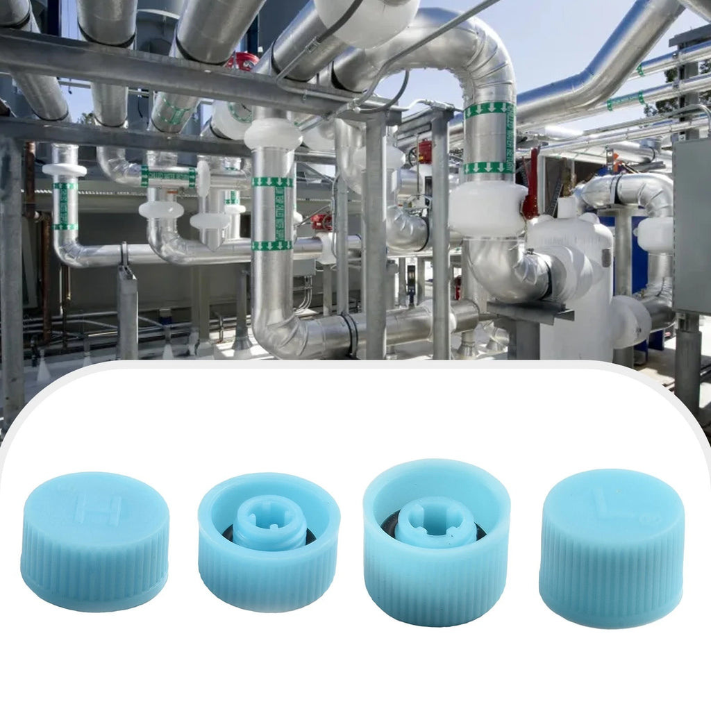 4X A/C High & Low Pressure Valve Caps for