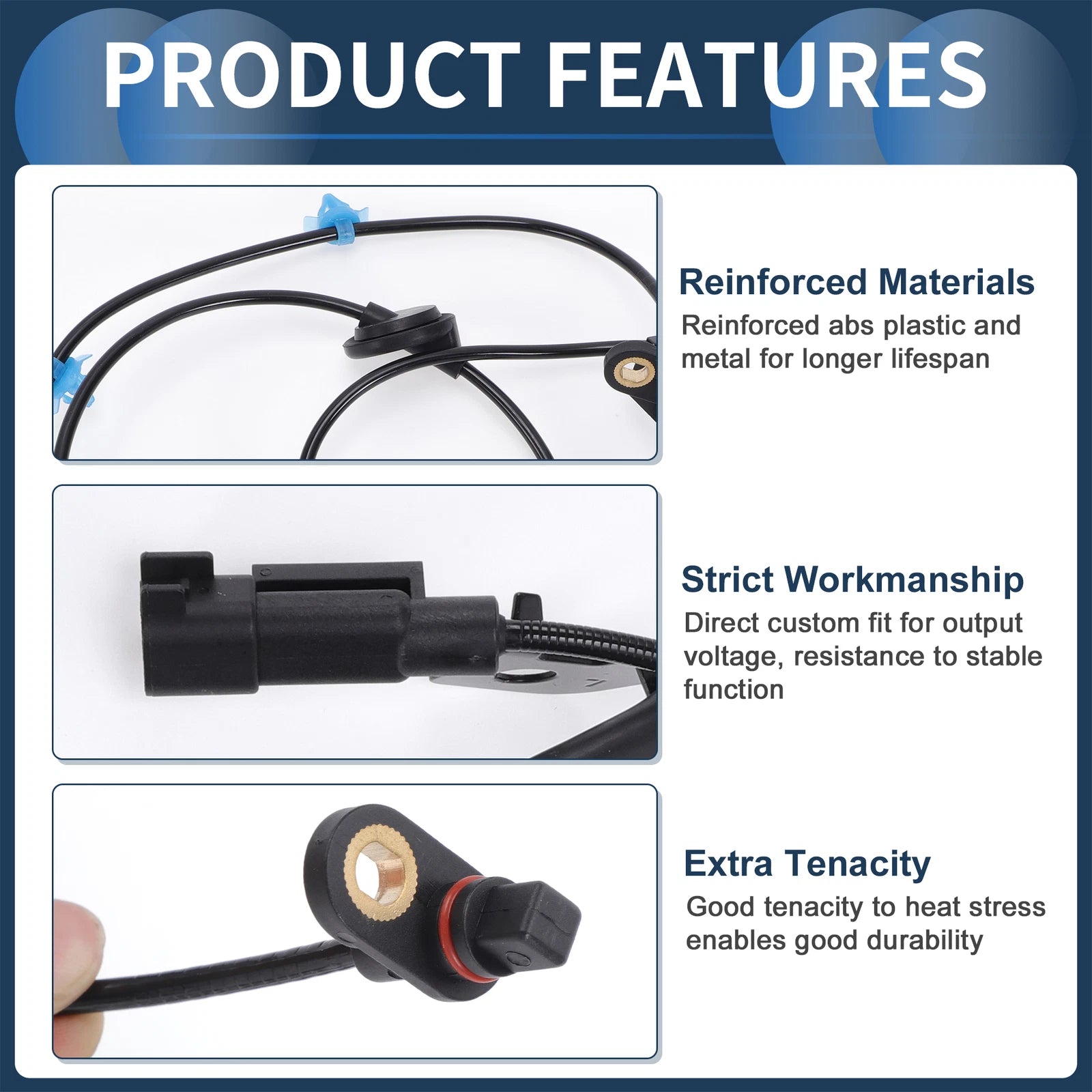 ABS Wheel Speed Sensor Replacement for Dodge Avenger Rear Left (2008–2014)