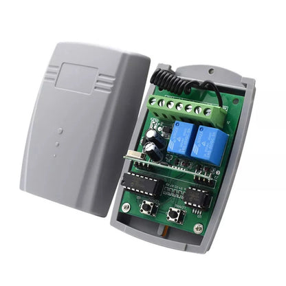 2X Rolling Code Universal 2-Channel Remote Control Switch Receiver Motor